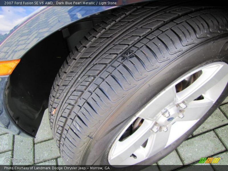 Dark Blue Pearl Metallic / Light Stone 2007 Ford Fusion SE V6 AWD