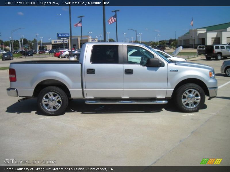 Silver Metallic / Medium Flint 2007 Ford F150 XLT SuperCrew