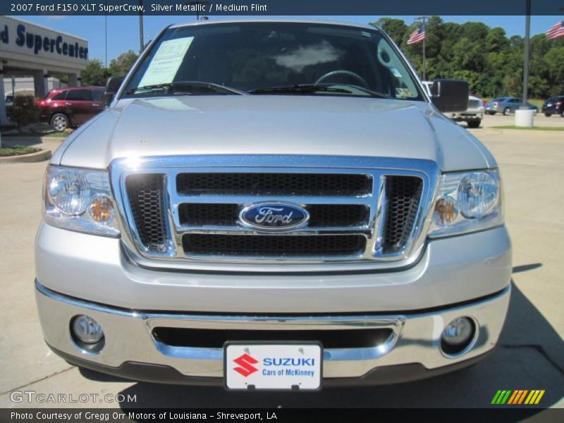 Silver Metallic / Medium Flint 2007 Ford F150 XLT SuperCrew