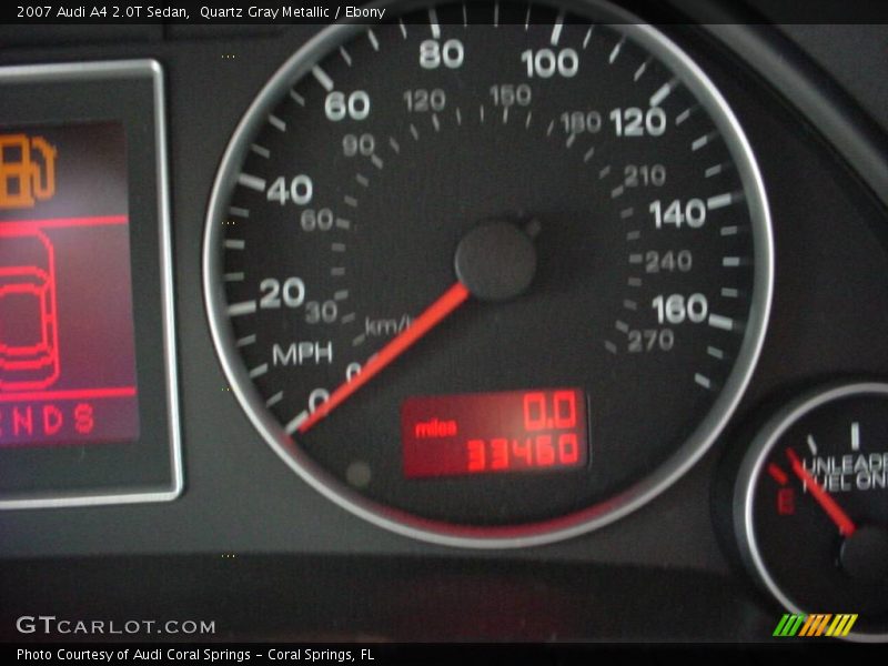 Quartz Gray Metallic / Ebony 2007 Audi A4 2.0T Sedan