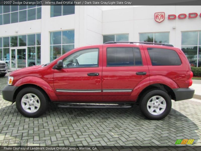 Inferno Red Crystal Pearl / Dark Slate Gray/Light Slate Gray 2007 Dodge Durango SXT