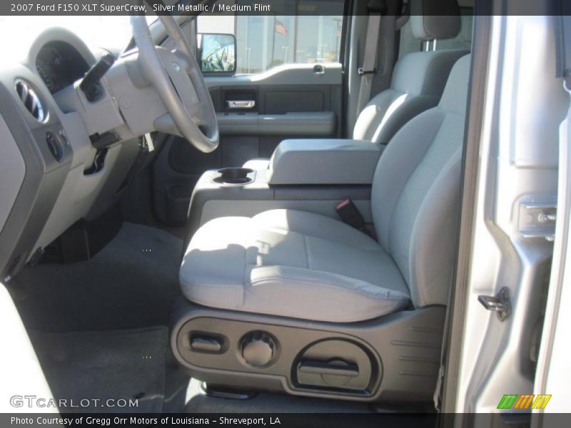 Silver Metallic / Medium Flint 2007 Ford F150 XLT SuperCrew