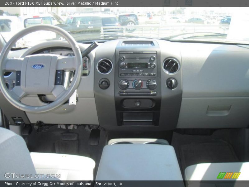 Silver Metallic / Medium Flint 2007 Ford F150 XLT SuperCrew