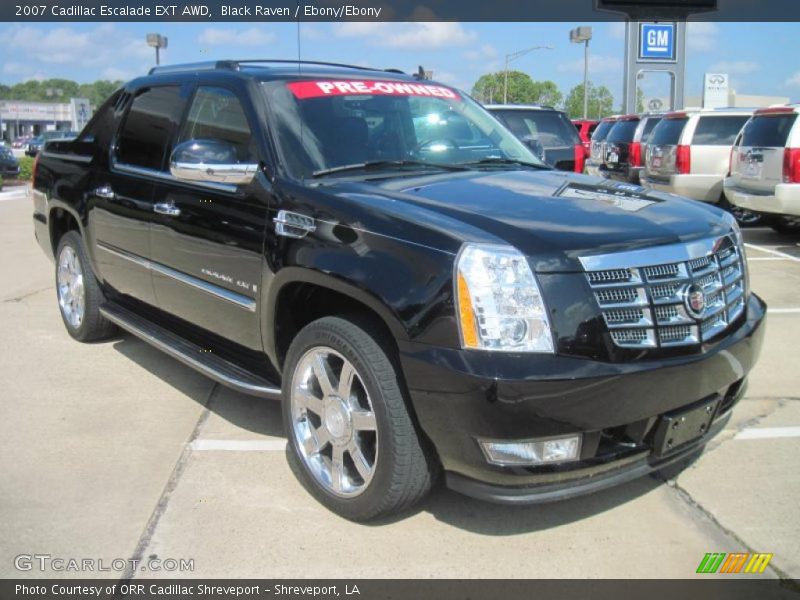 Black Raven / Ebony/Ebony 2007 Cadillac Escalade EXT AWD
