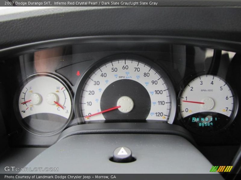 Inferno Red Crystal Pearl / Dark Slate Gray/Light Slate Gray 2007 Dodge Durango SXT