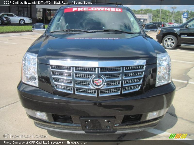 Black Raven / Ebony/Ebony 2007 Cadillac Escalade EXT AWD