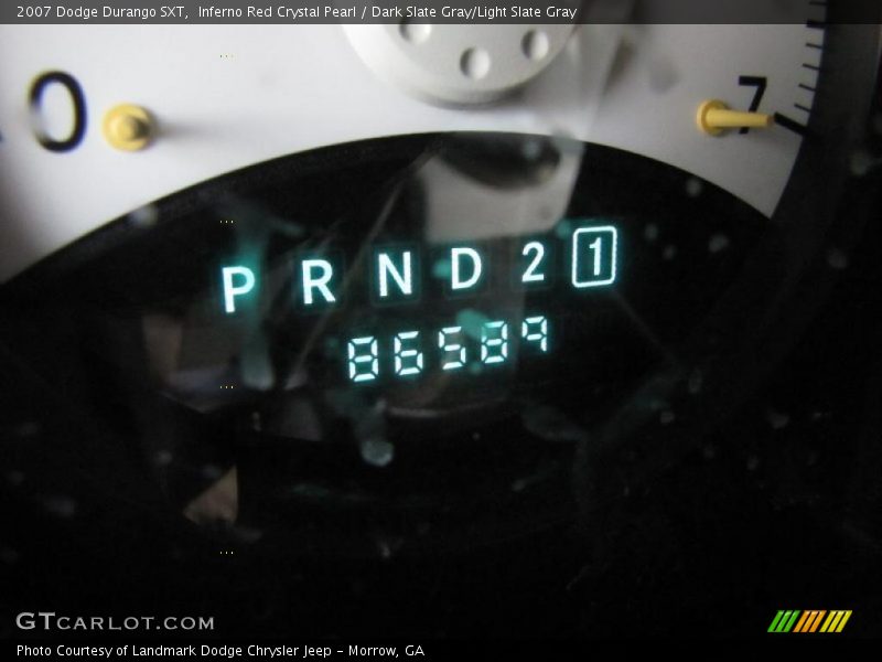 Inferno Red Crystal Pearl / Dark Slate Gray/Light Slate Gray 2007 Dodge Durango SXT