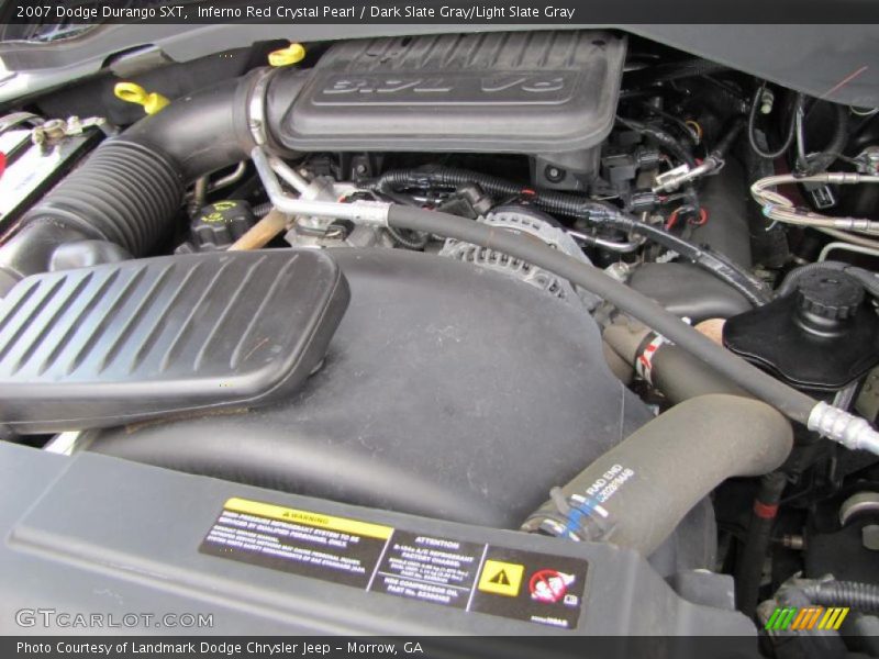 Inferno Red Crystal Pearl / Dark Slate Gray/Light Slate Gray 2007 Dodge Durango SXT