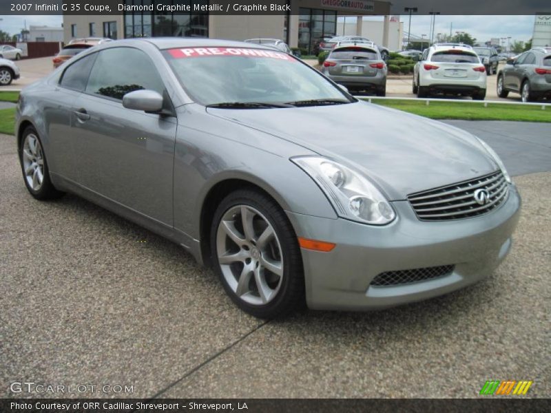 Diamond Graphite Metallic / Graphite Black 2007 Infiniti G 35 Coupe
