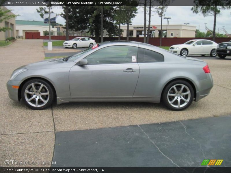 Diamond Graphite Metallic / Graphite Black 2007 Infiniti G 35 Coupe
