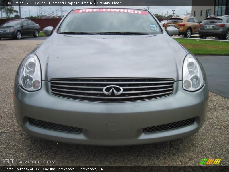 Diamond Graphite Metallic / Graphite Black 2007 Infiniti G 35 Coupe