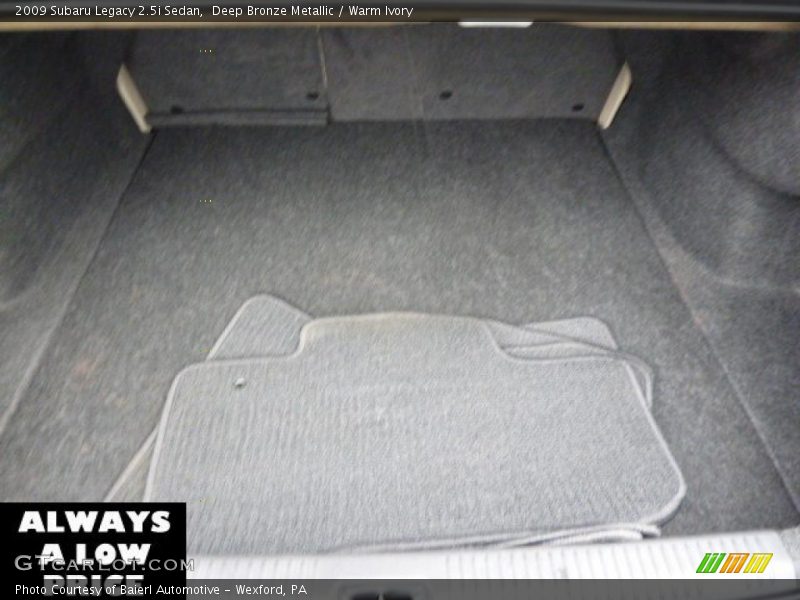 Deep Bronze Metallic / Warm Ivory 2009 Subaru Legacy 2.5i Sedan