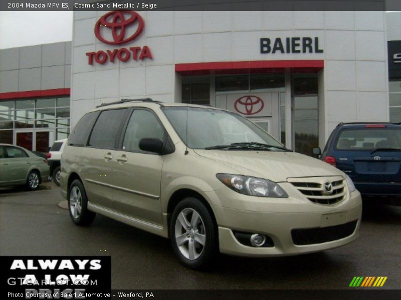 Cosmic Sand Metallic / Beige 2004 Mazda MPV ES