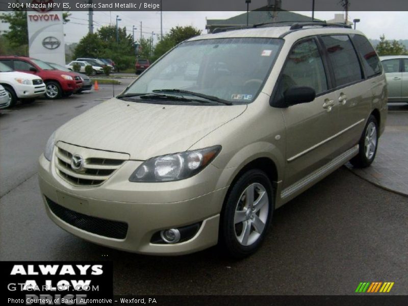 Cosmic Sand Metallic / Beige 2004 Mazda MPV ES