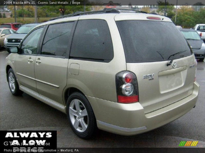 Cosmic Sand Metallic / Beige 2004 Mazda MPV ES