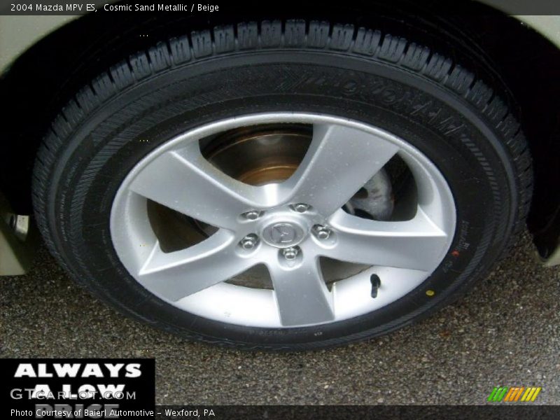 Cosmic Sand Metallic / Beige 2004 Mazda MPV ES