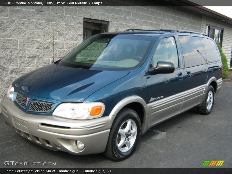Dark Tropic Teal Metallic / Taupe 2002 Pontiac Montana