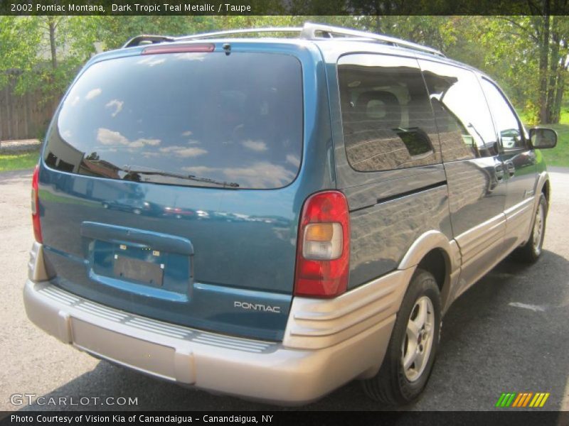 Dark Tropic Teal Metallic / Taupe 2002 Pontiac Montana
