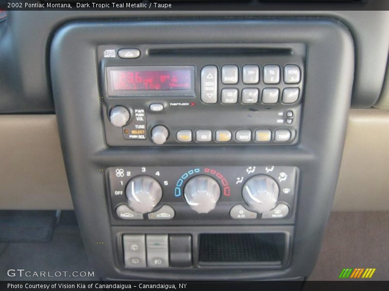 Dark Tropic Teal Metallic / Taupe 2002 Pontiac Montana