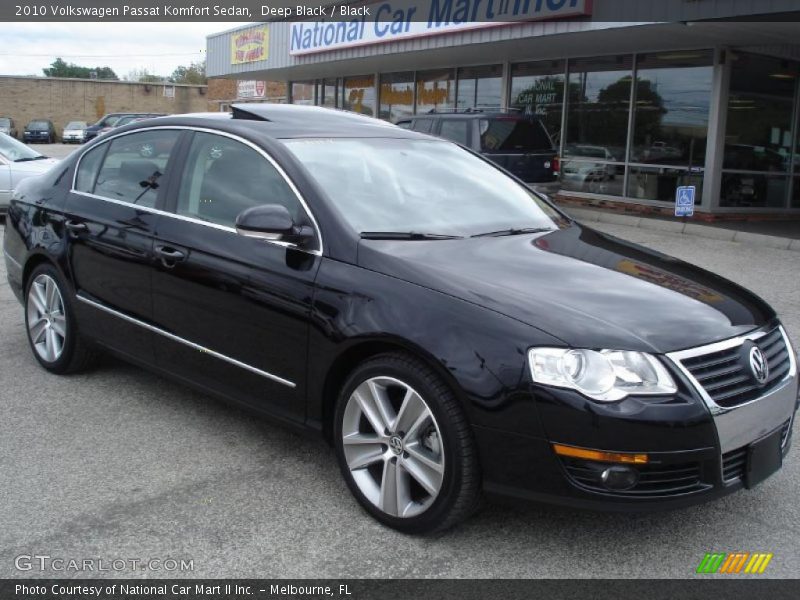 Deep Black / Black 2010 Volkswagen Passat Komfort Sedan