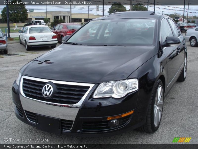 Deep Black / Black 2010 Volkswagen Passat Komfort Sedan