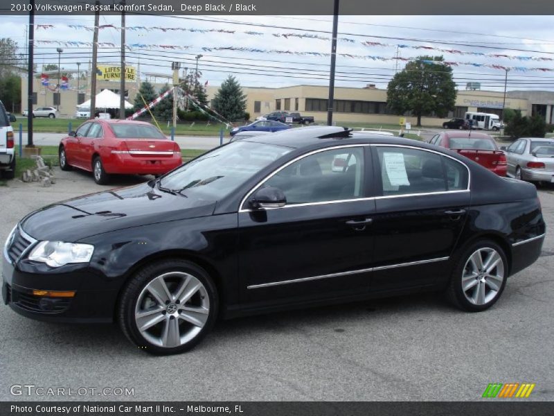 Deep Black / Black 2010 Volkswagen Passat Komfort Sedan