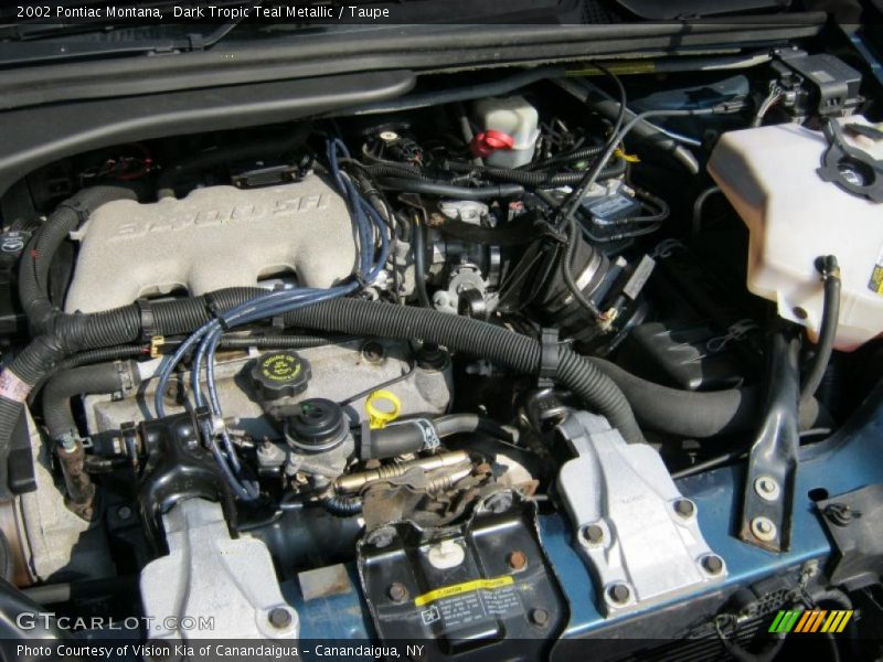 Dark Tropic Teal Metallic / Taupe 2002 Pontiac Montana