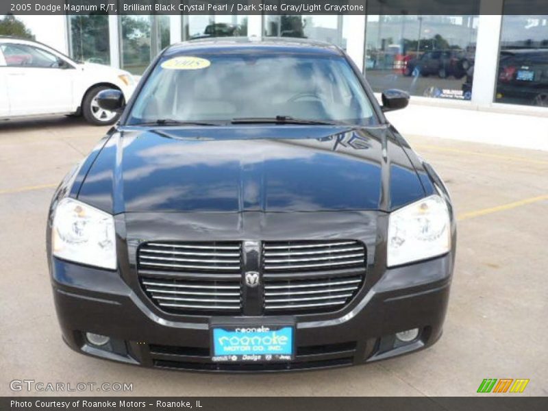 Brilliant Black Crystal Pearl / Dark Slate Gray/Light Graystone 2005 Dodge Magnum R/T