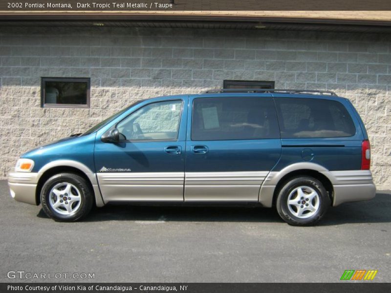 Dark Tropic Teal Metallic / Taupe 2002 Pontiac Montana