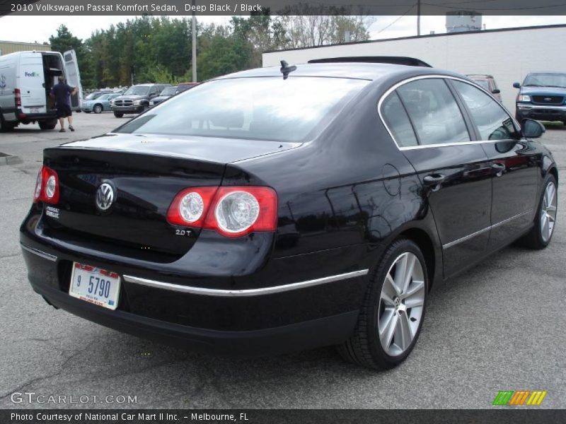 Deep Black / Black 2010 Volkswagen Passat Komfort Sedan