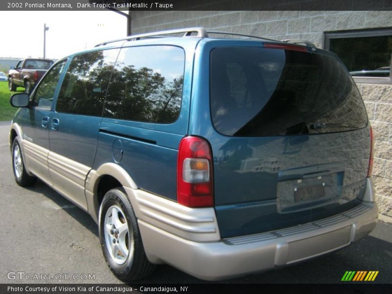 Dark Tropic Teal Metallic / Taupe 2002 Pontiac Montana