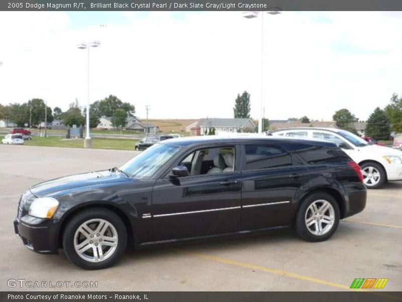 Brilliant Black Crystal Pearl / Dark Slate Gray/Light Graystone 2005 Dodge Magnum R/T