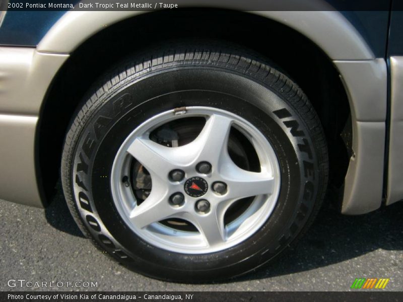 Dark Tropic Teal Metallic / Taupe 2002 Pontiac Montana