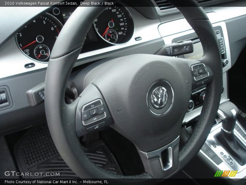 Deep Black / Black 2010 Volkswagen Passat Komfort Sedan