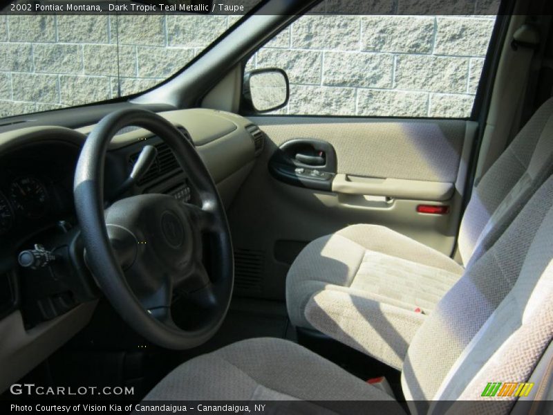 Dark Tropic Teal Metallic / Taupe 2002 Pontiac Montana