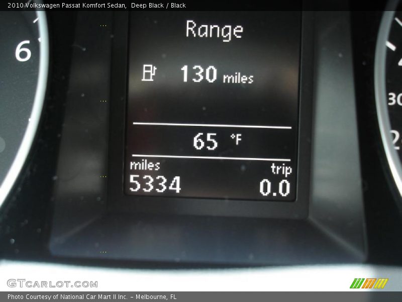 Deep Black / Black 2010 Volkswagen Passat Komfort Sedan