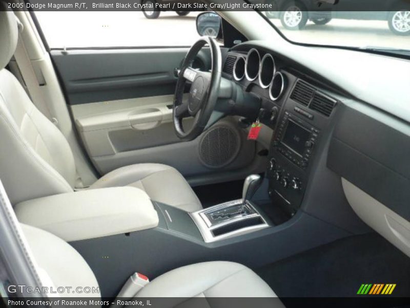 Brilliant Black Crystal Pearl / Dark Slate Gray/Light Graystone 2005 Dodge Magnum R/T
