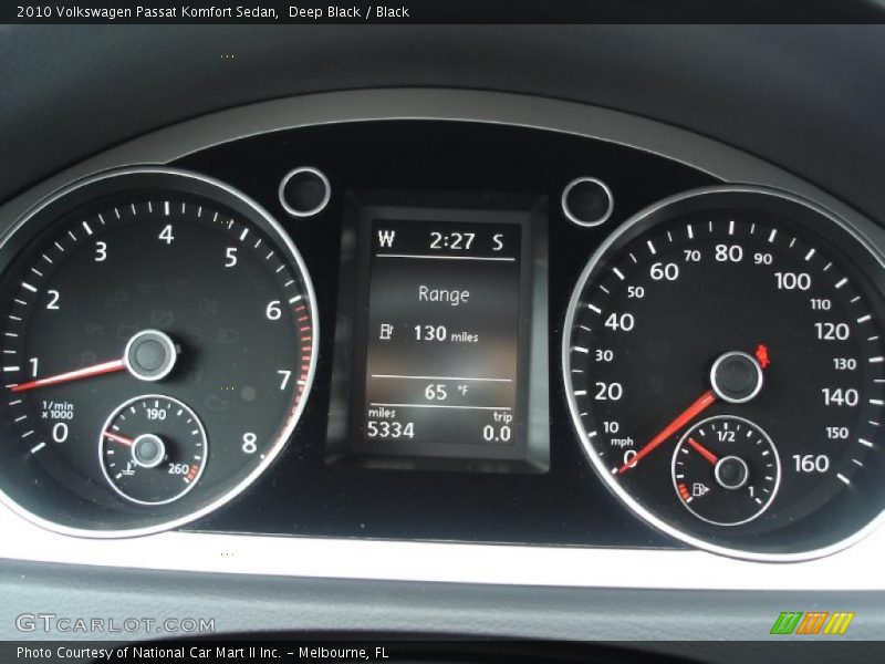 Deep Black / Black 2010 Volkswagen Passat Komfort Sedan