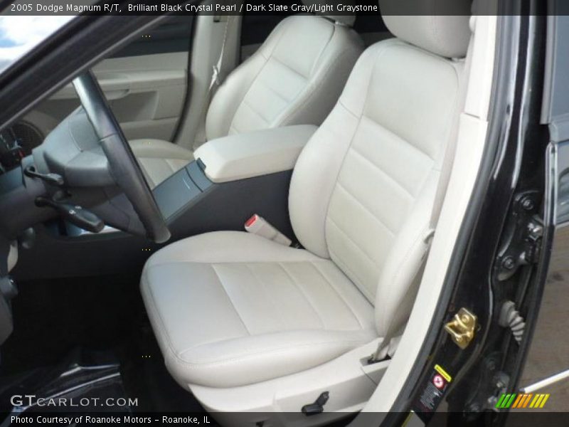 Brilliant Black Crystal Pearl / Dark Slate Gray/Light Graystone 2005 Dodge Magnum R/T