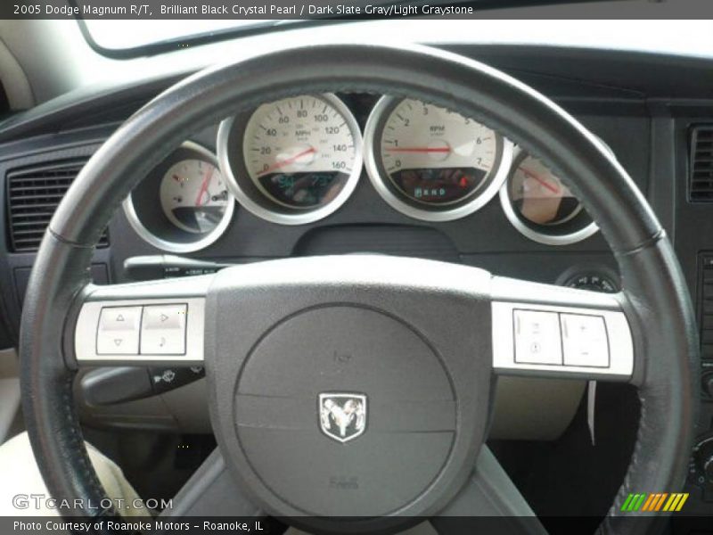Brilliant Black Crystal Pearl / Dark Slate Gray/Light Graystone 2005 Dodge Magnum R/T