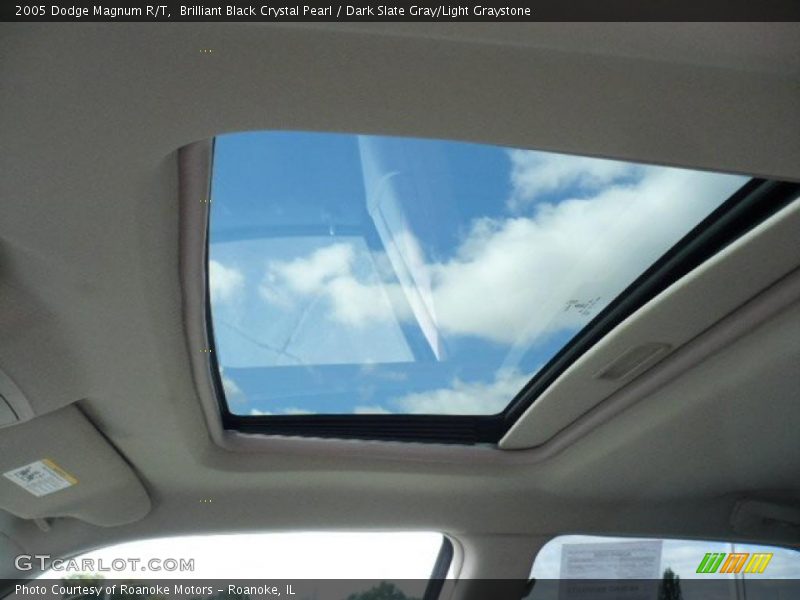 Brilliant Black Crystal Pearl / Dark Slate Gray/Light Graystone 2005 Dodge Magnum R/T