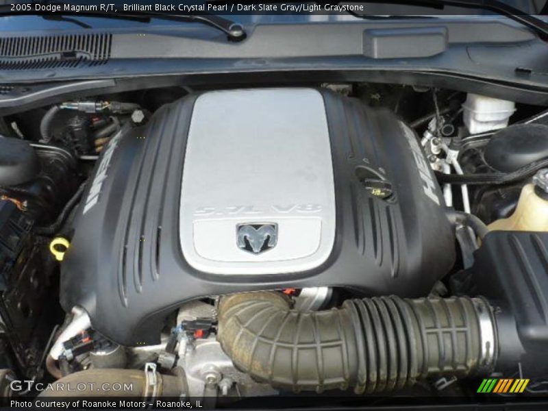 Brilliant Black Crystal Pearl / Dark Slate Gray/Light Graystone 2005 Dodge Magnum R/T