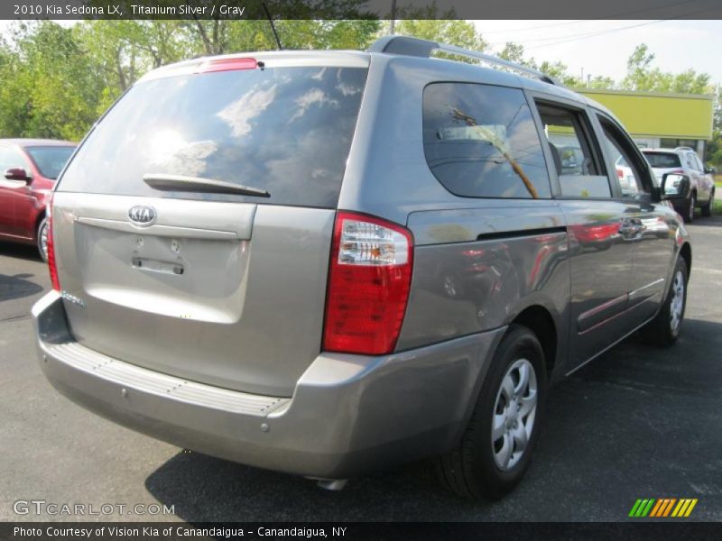 Titanium Silver / Gray 2010 Kia Sedona LX