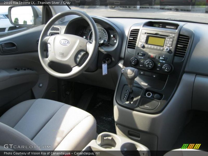 Titanium Silver / Gray 2010 Kia Sedona LX