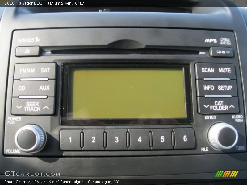 Titanium Silver / Gray 2010 Kia Sedona LX