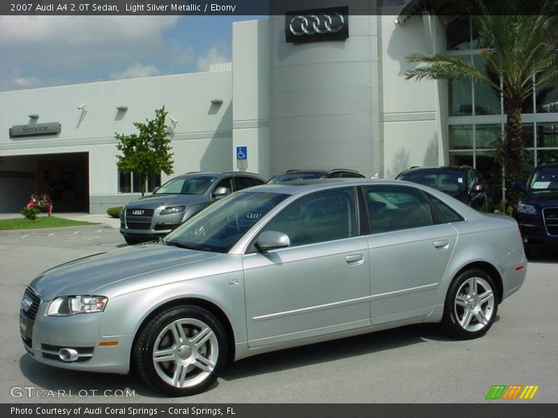 Light Silver Metallic / Ebony 2007 Audi A4 2.0T Sedan