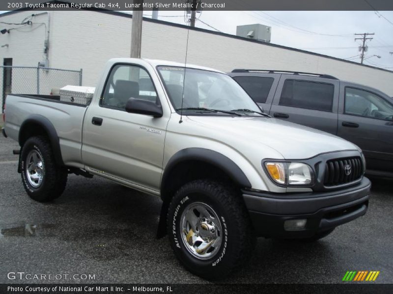 Lunar Mist Silver Metallic / Charcoal 2003 Toyota Tacoma Regular Cab 4x4