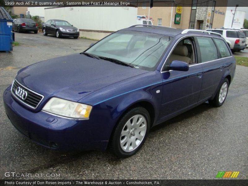 Santorin Blue Pearl / Melange Beige 1999 Audi A6 2.8 quattro Avant