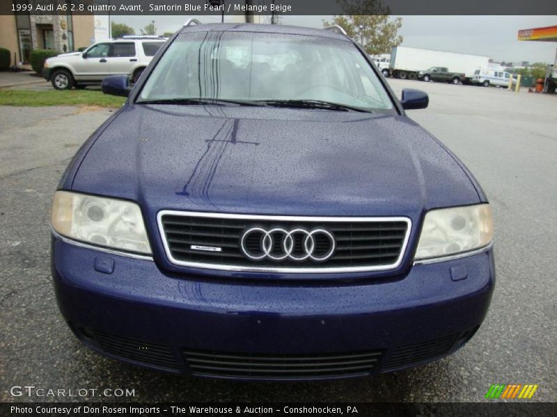Santorin Blue Pearl / Melange Beige 1999 Audi A6 2.8 quattro Avant
