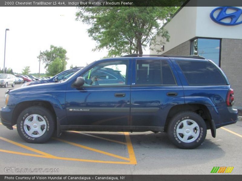Indigo Blue Metallic / Medium Pewter 2003 Chevrolet TrailBlazer LS 4x4